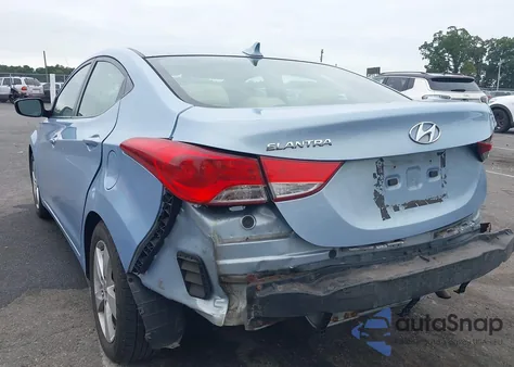 2012 Hyundai Elantra Gls (Ulsan Plant) from USA, damaged, VIN KMHDH4AE1CU322523